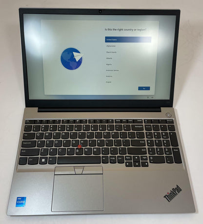 LENOVO THINKPAD E15 GEN 4 15" Laptop Core i5 1235U 8GB 256GB NVMe WIN11 -Good